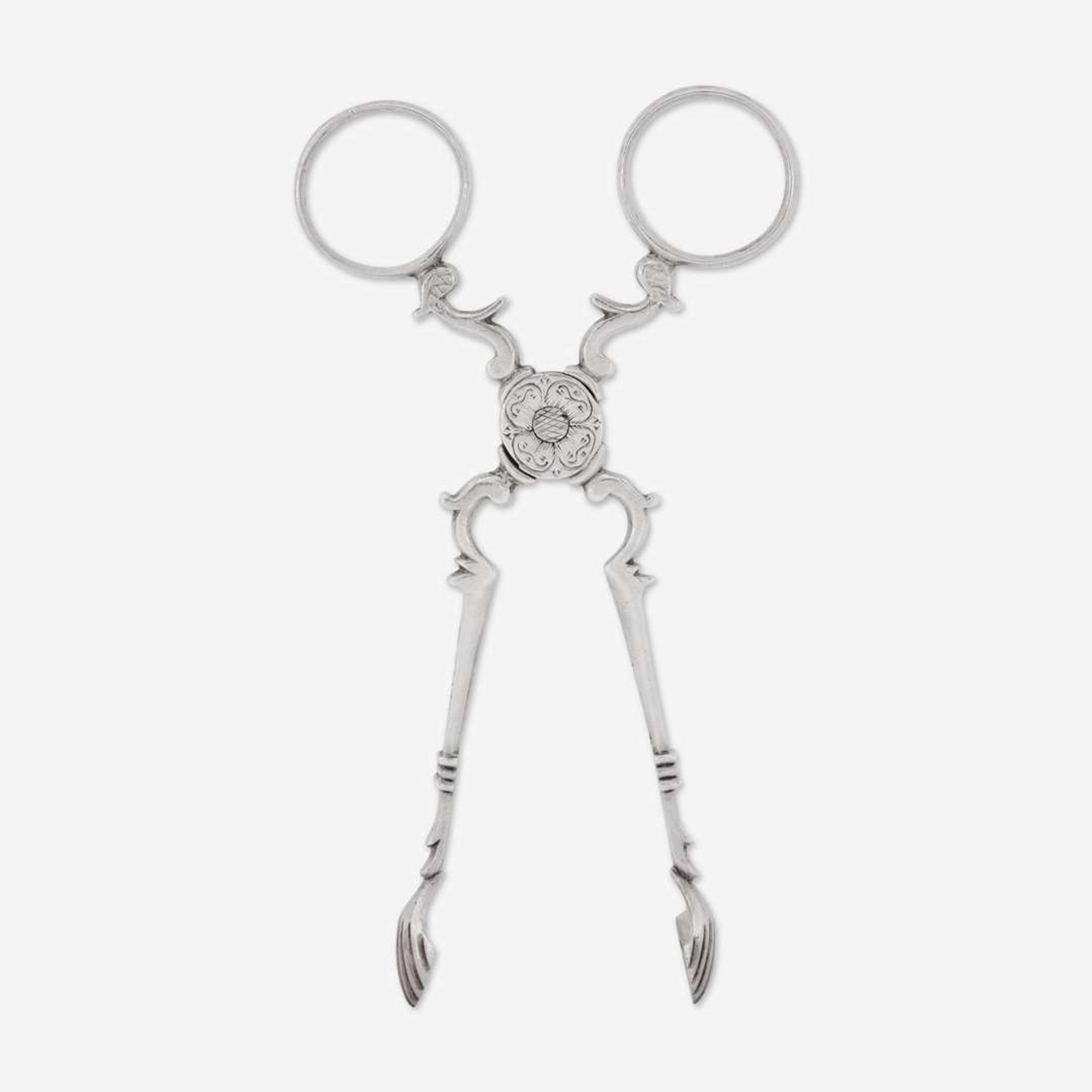 A silver sugar nips William Breed (1719-1762), Boston, MA, circa 1750