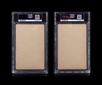 A Group of Two Hall of Fame Baseball Exhibit Cards Including a 1947-66 Jackie Robinson (PSA 5) and a 1939-46 Ted Williams (PSA 4.5)