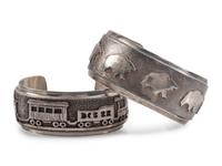 Pair of Sterling Silver Cuff Bracelets
