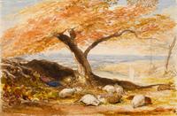 Sketch for A Pastoral Scene , c. 1851