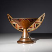 Dinanderie centerpiece, c. 1920