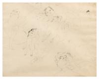 Jules Pascin, (French, 1885-1930), Sleepy Figures