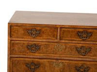 A Pair of George I Style Burl Walnut Chests of Drawers