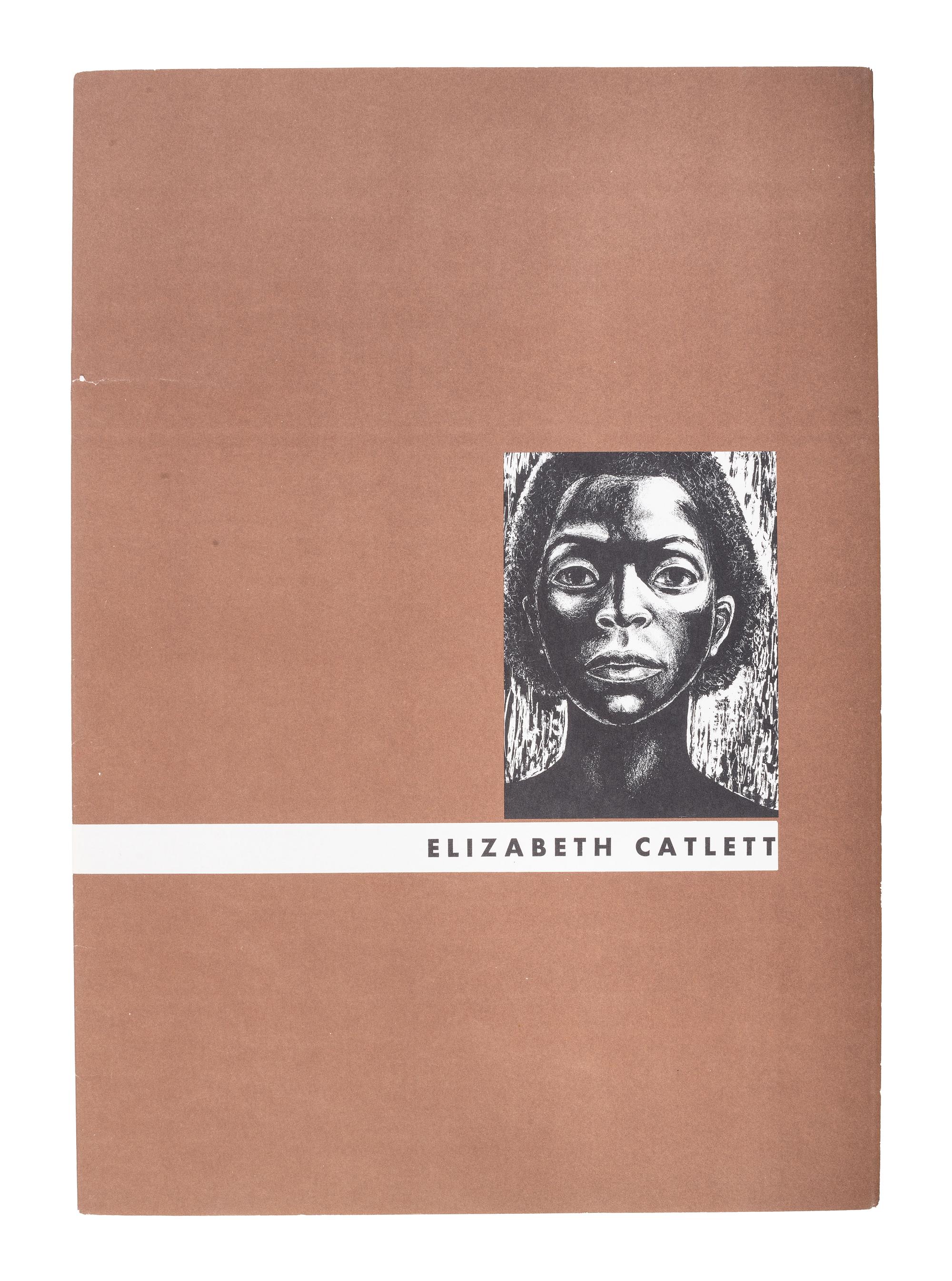 [ART]. CATLETT, Elizabeth (1915-2012). Portfolio containing 5 lithographs. [Mexico City]: Litografos Unidos, S.A., ca 1973.