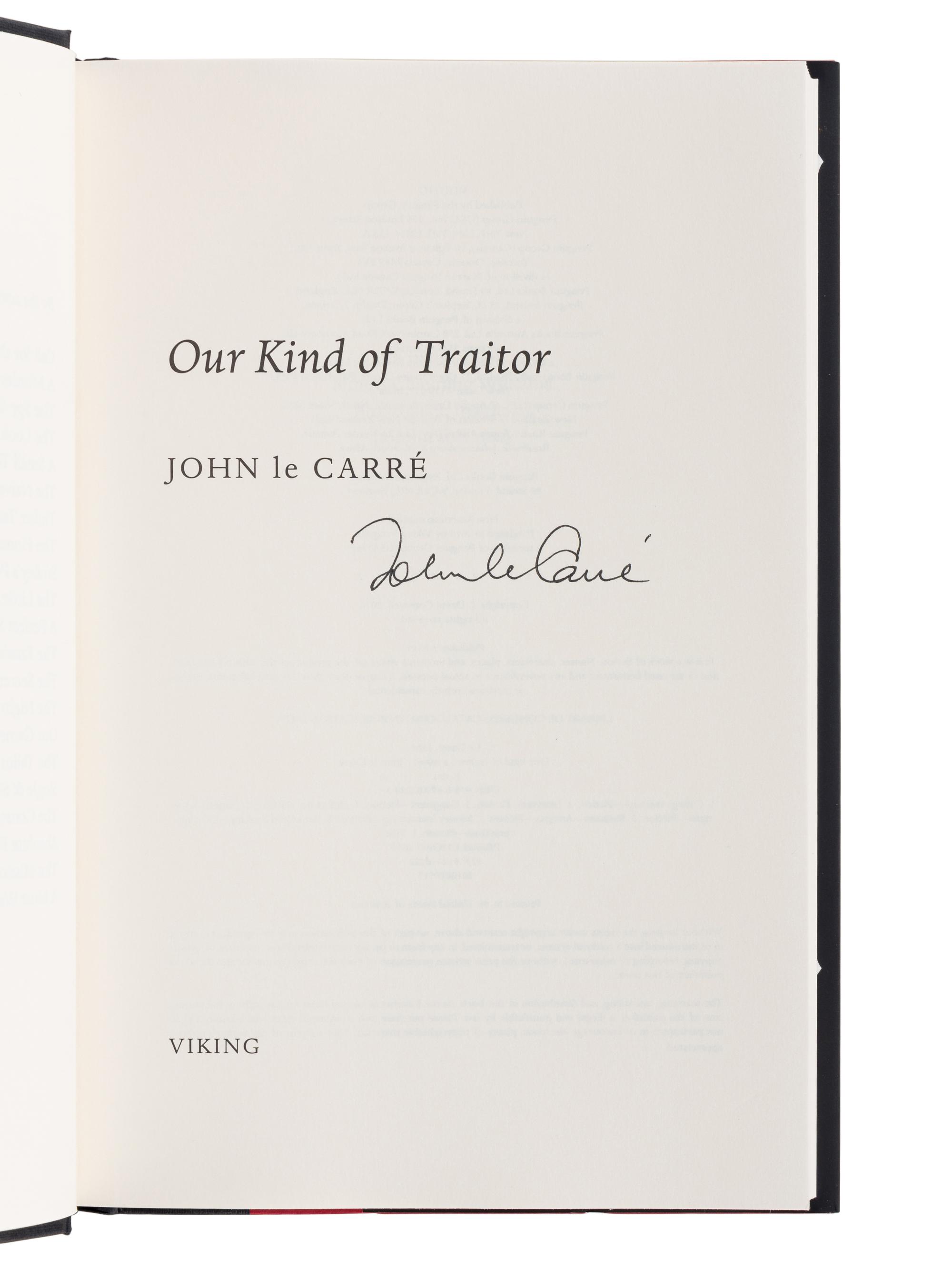 LE CARRÉ, John (1931-2020). A group of 4 works by Le Carré, MOST SIGNED, comprising: