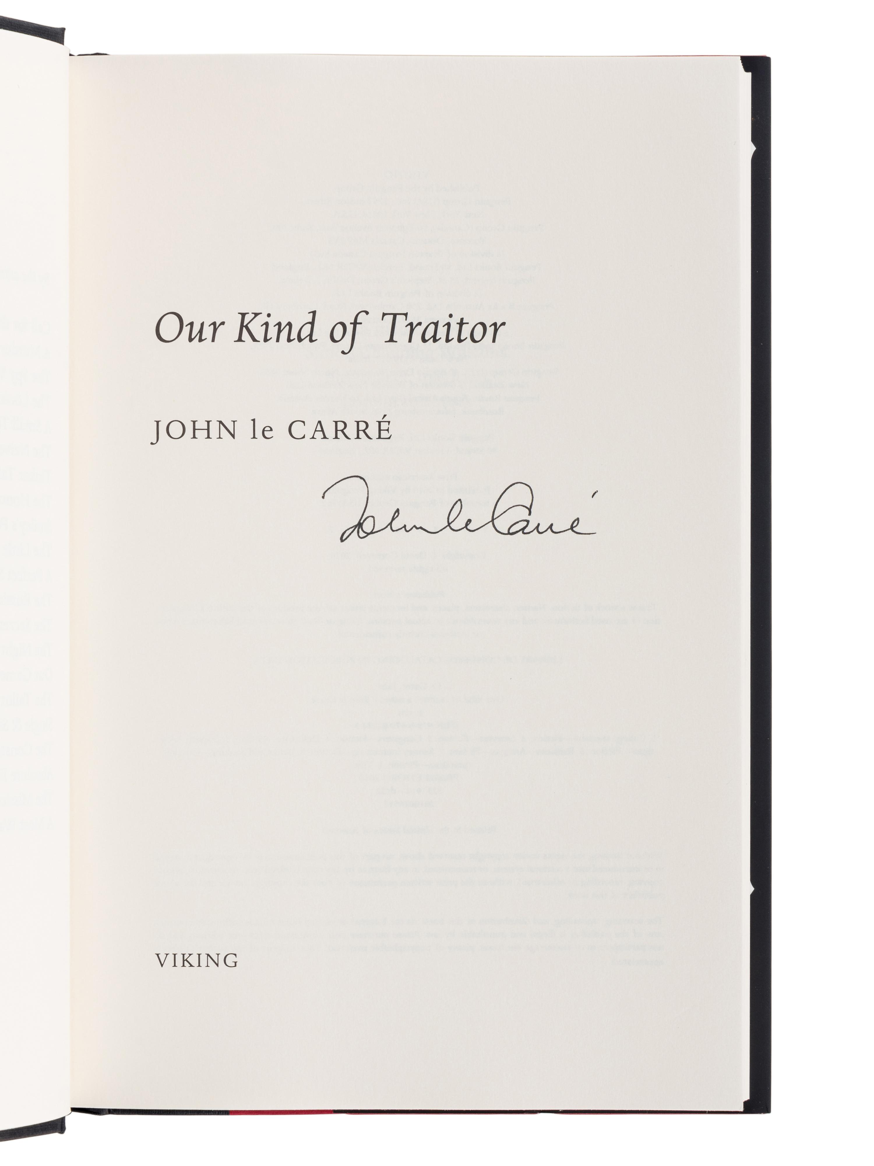 LE CARRÉ, John (1931-2020). A group of 4 works by Le Carré, MOST SIGNED, comprising: