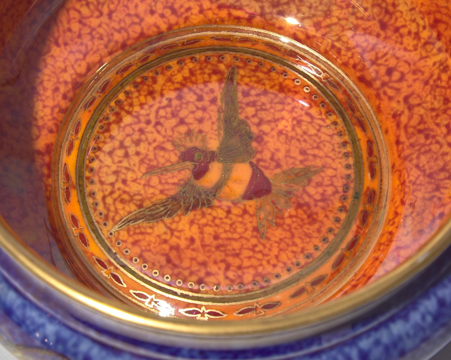 Four Wedgwood Hummingbird Lustre Table Articles