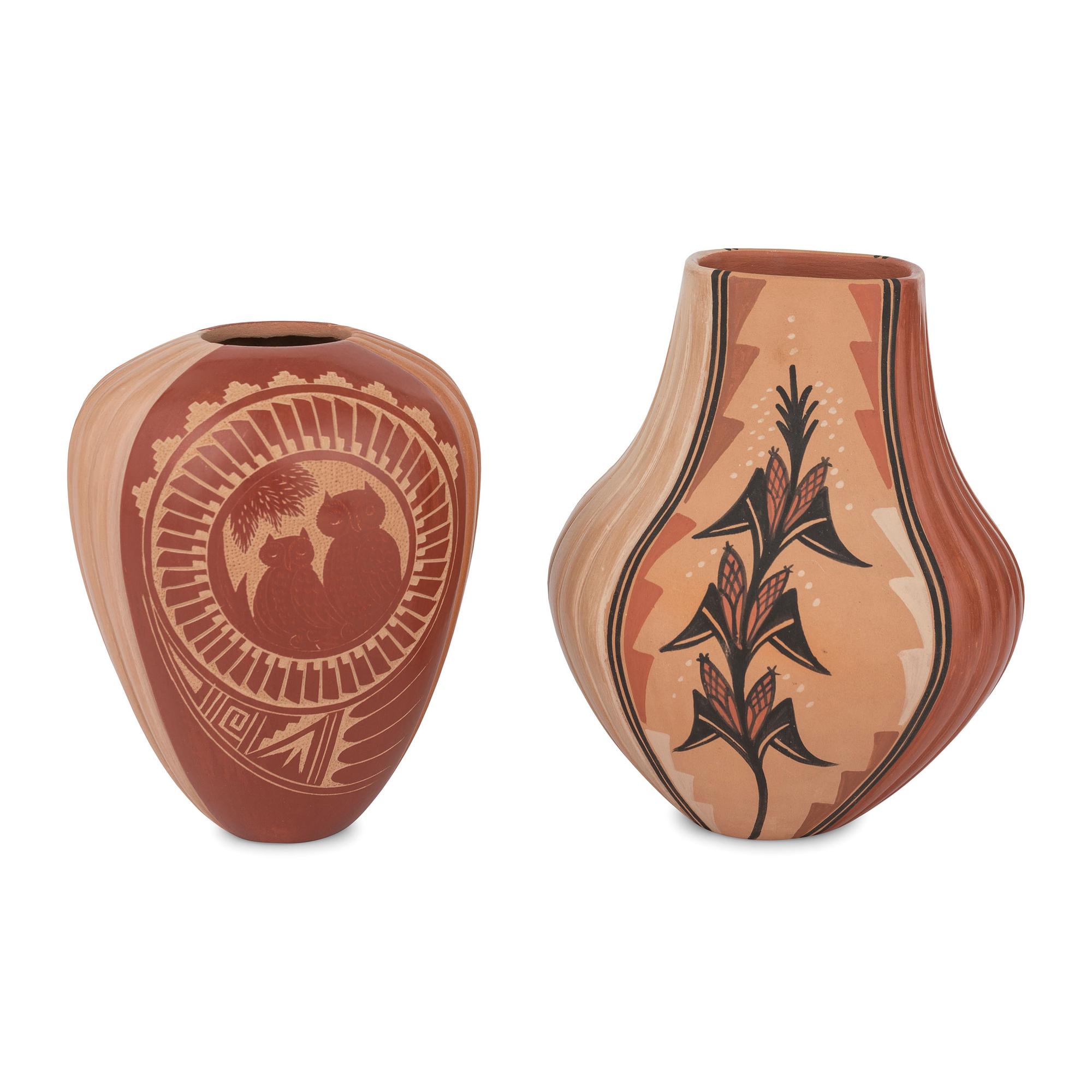 Jemez Redware Jars