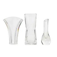 Three Baccarat Glass Vases