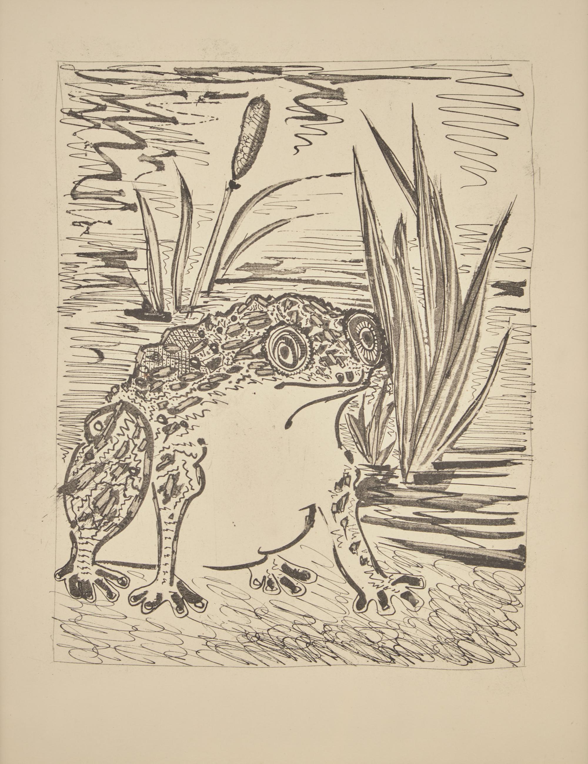 A group of six prints from L'Histoire Naturelle (Le Chevre (The Goat); Le Crapaud (The Toad); Le Chien (The Dog); Le Taupeau (The Bull); Le Dindon (The Turkey); L'Araignee (The Spider)) , 1942