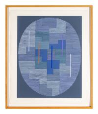 Untitled (Hellblaues Oval) and Untitled (Grüner Oktant) )(a pair of prints), 1966
