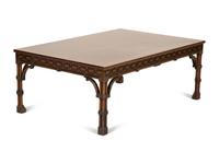 A Regency Style Mahogany Low Coffee Table