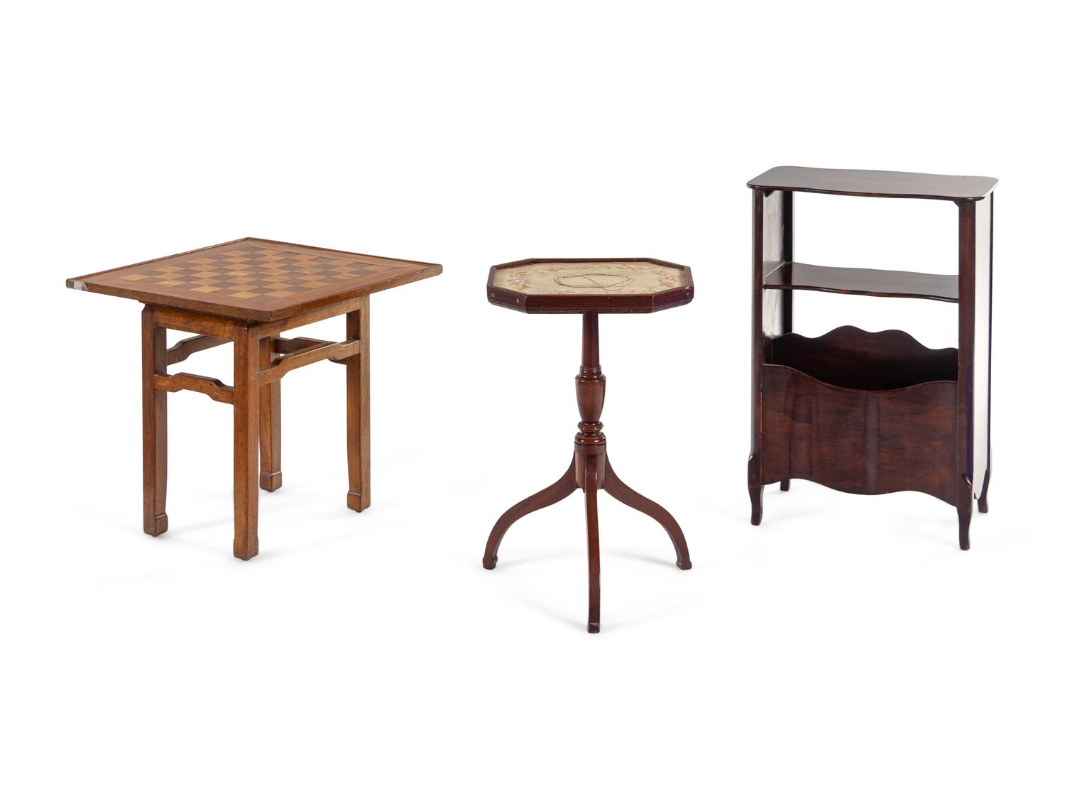 Three Small Tables