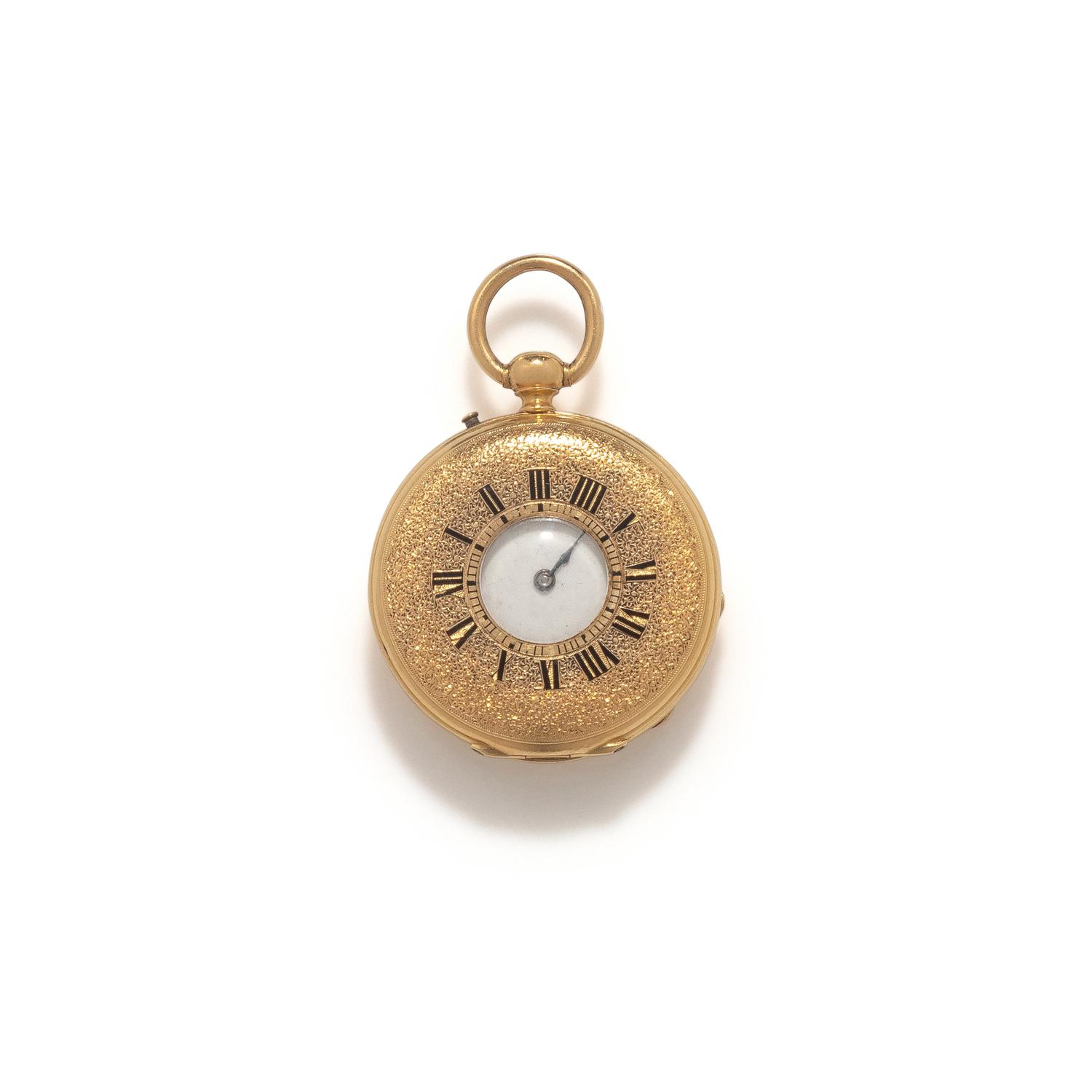 18K YELLOW GOLD POCKET WATCH