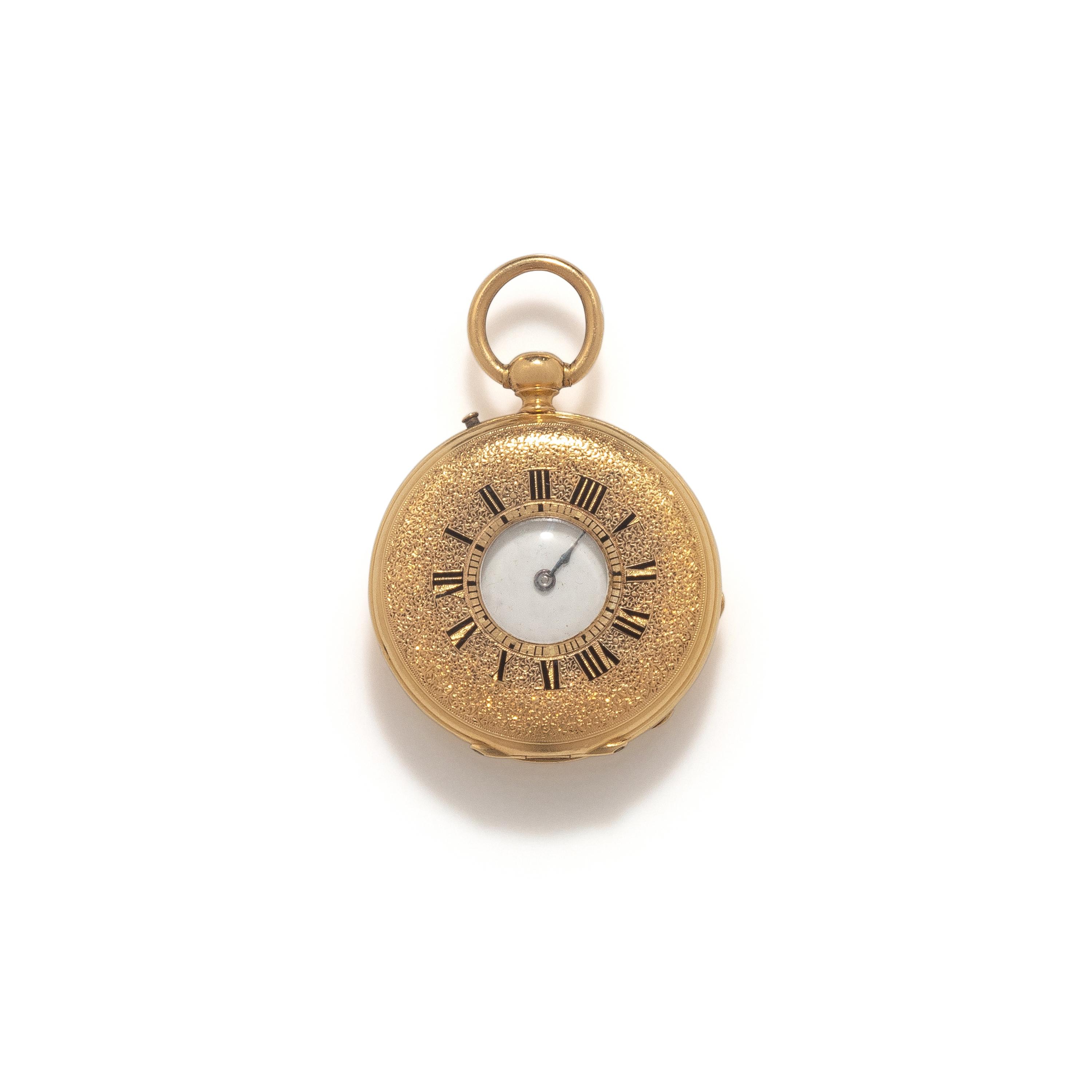 18K YELLOW GOLD POCKET WATCH