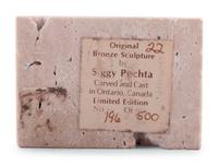 Two Small Bronze Animal Figures by Siegfried Puchta (German, b. 1933)