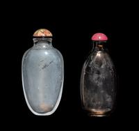 Two Chinese Crystal Snuff Bottles