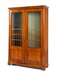 A Biedermeier Cherrywood Bookcase