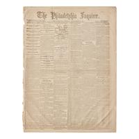 [Emancipation Proclamation] "Slaves of Rebels Proclaimed Free" : Front-Page Printing of Lincoln's Preliminary Emancipation Proclamation