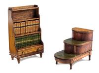 Two Regency Style Furniture Articles Height 3 3/4 x width 2 1/4 x depth 1 1/8 inches. — John Wilson Finn