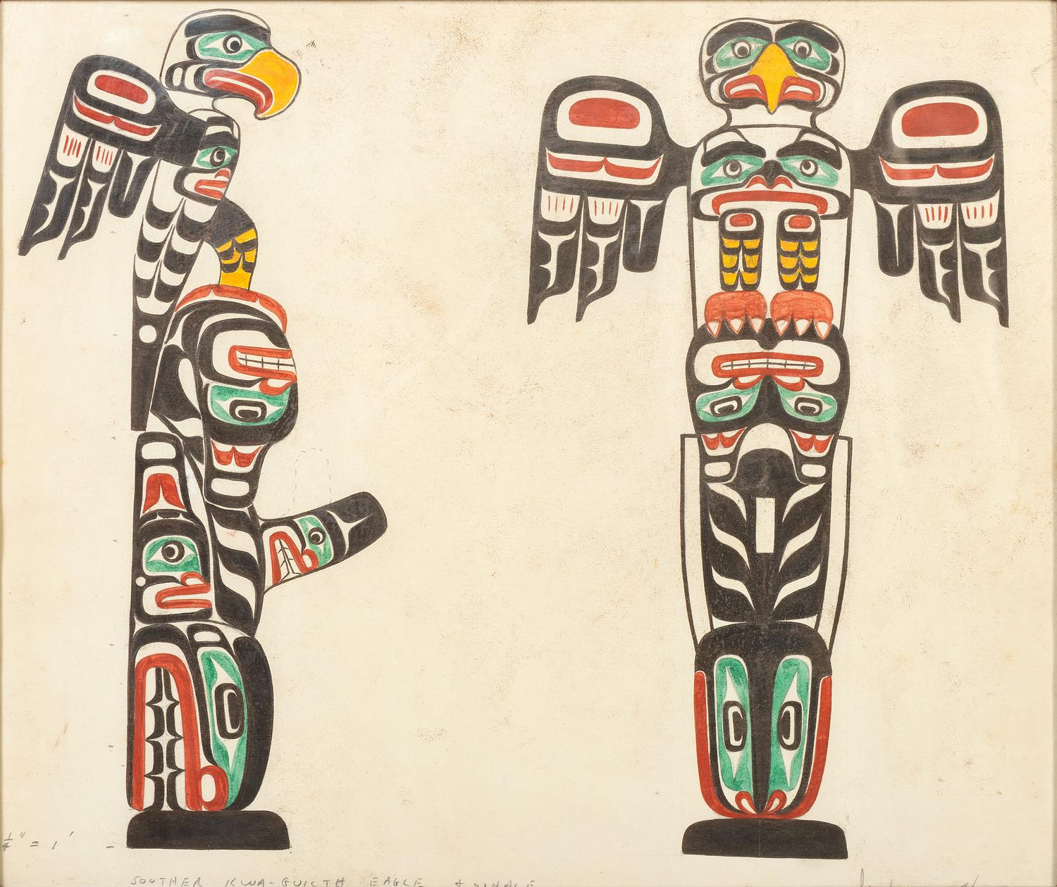 Southern Kwa-Gulth Eagle and Whale
