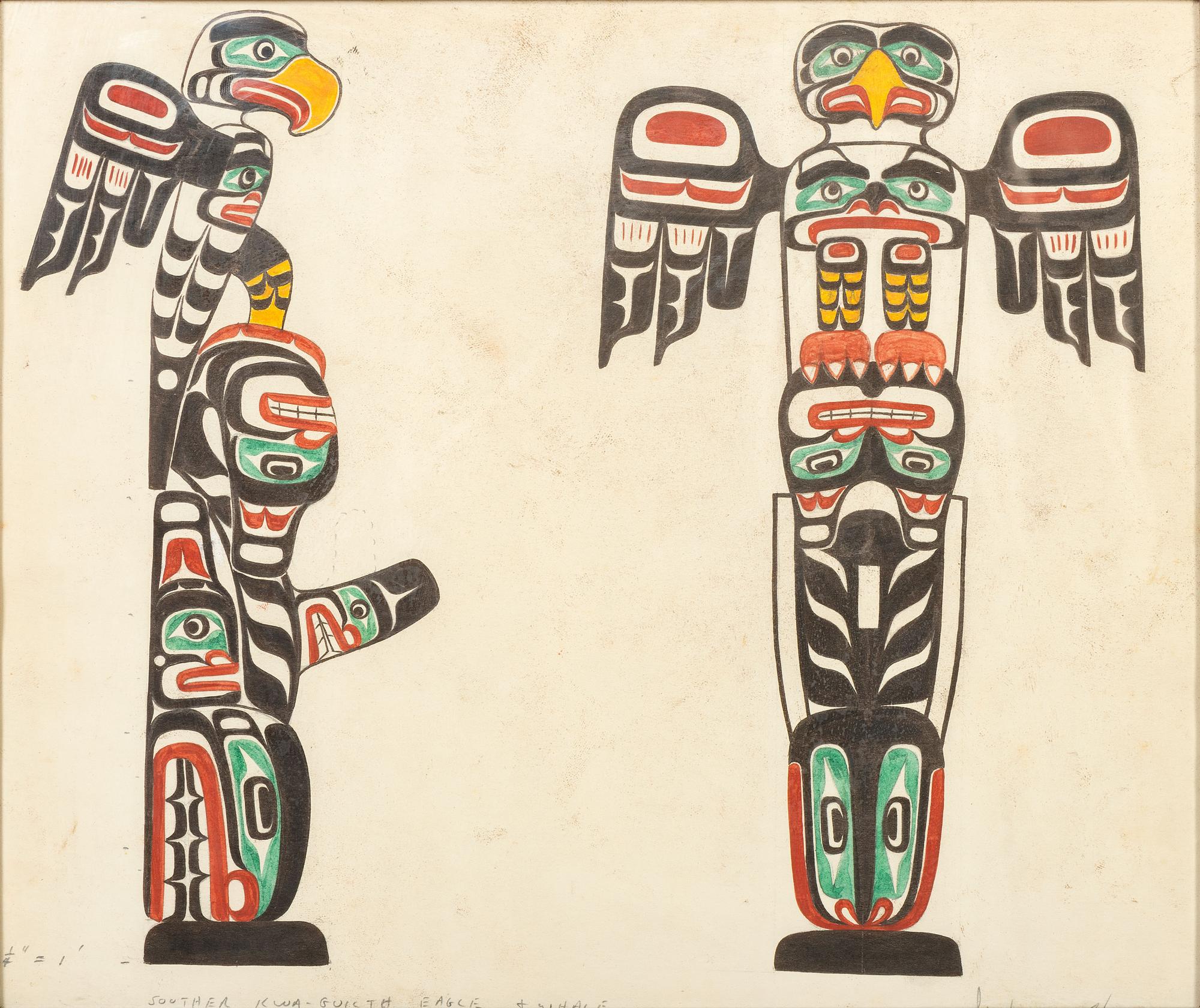 Southern Kwa-Gulth Eagle and Whale