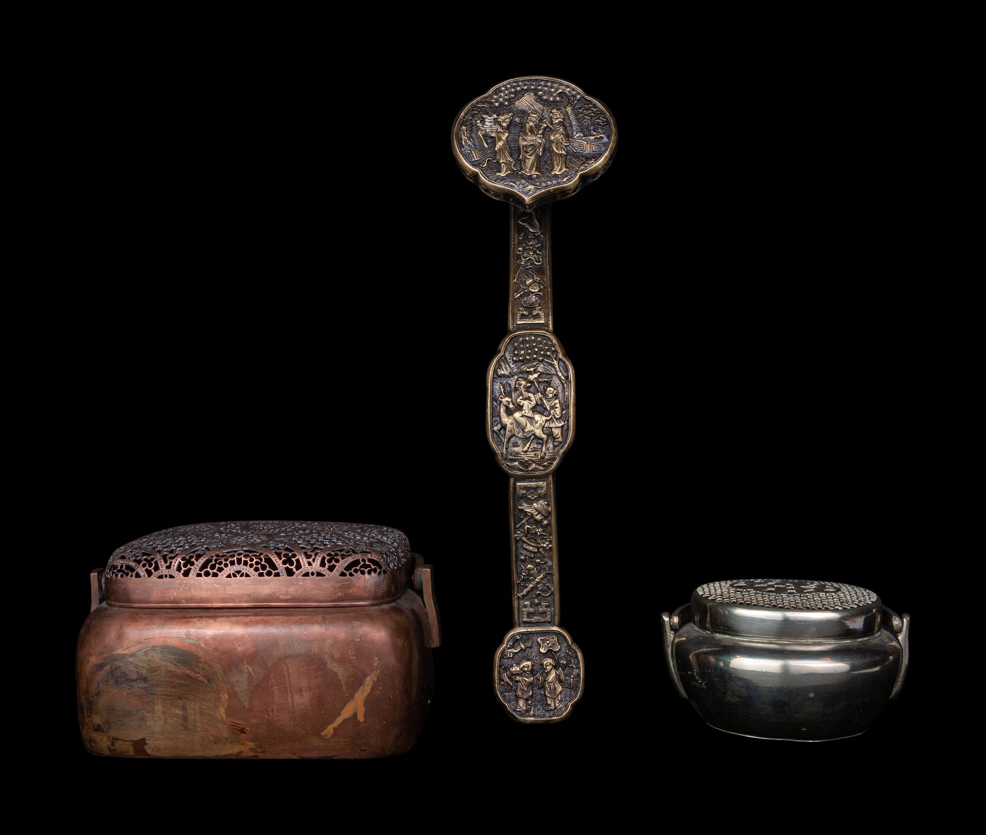 Three Chinese Metal Scholar's Objects