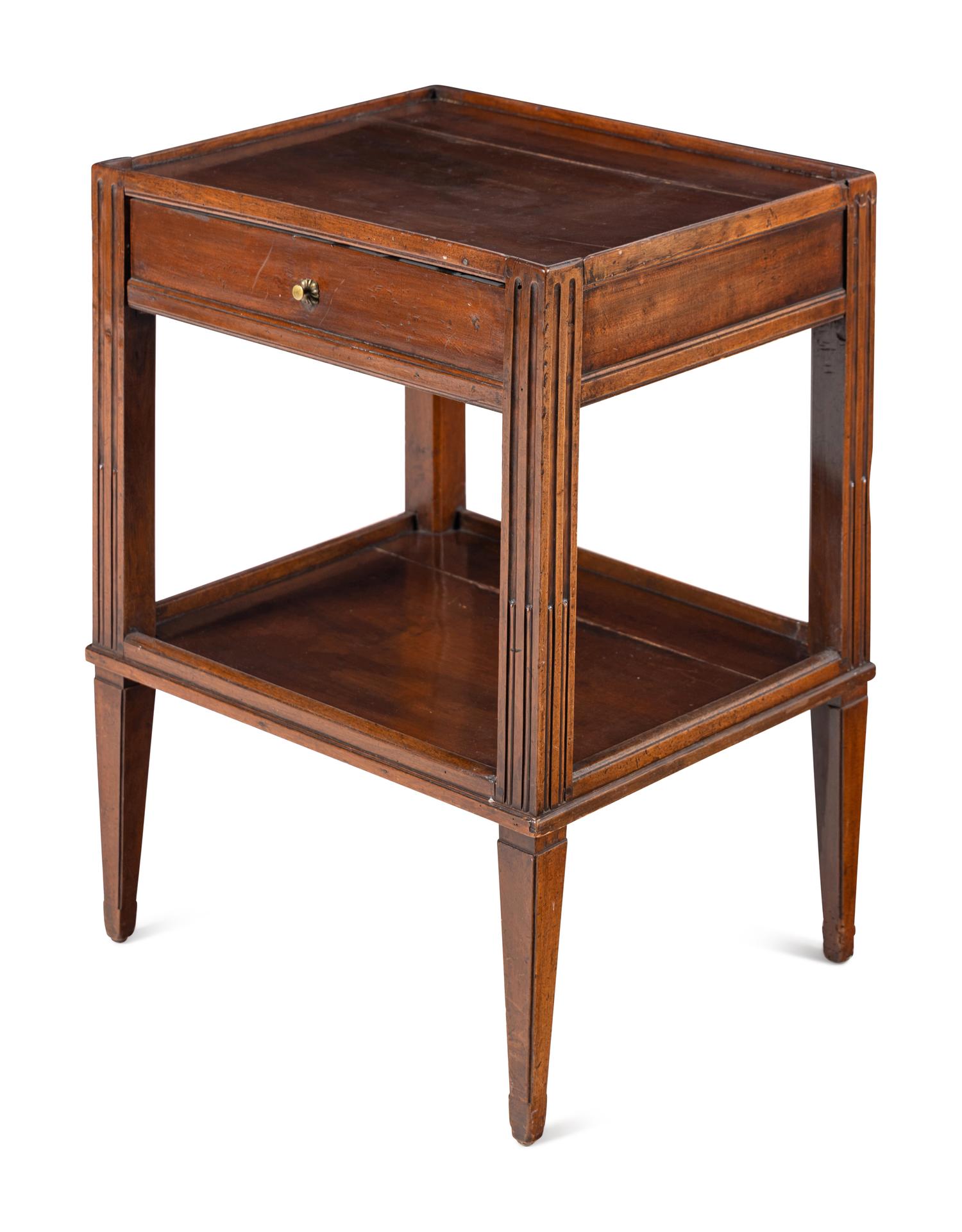 A Directoire Mahogany Side Table