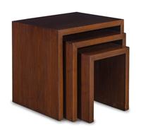 A Set of "Waterfall" Nesting Tables