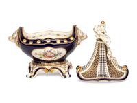 A Sèvres Style Porcelain Potpourri Urn