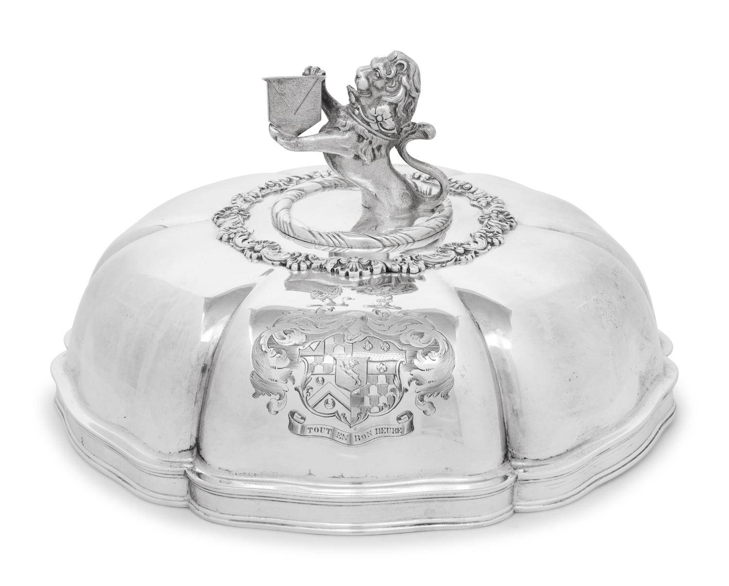 A George III/IV Silver Cloche