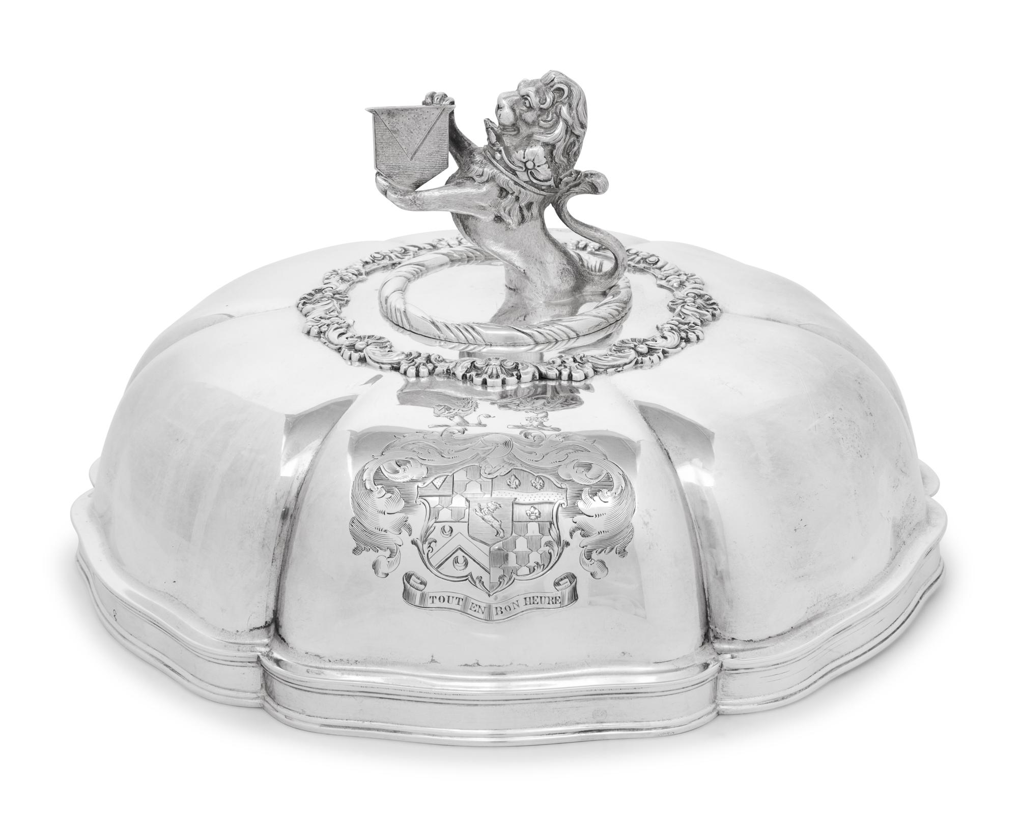 A George III/IV Silver Cloche