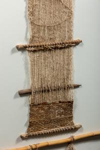 Two Framed Chancay Telars (Textile Fragments on Looms)