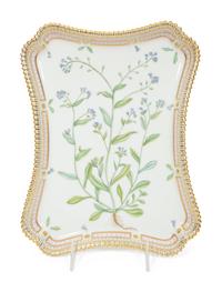 A Royal Copenhagen Flora Danica Porcelain Oblong Tray