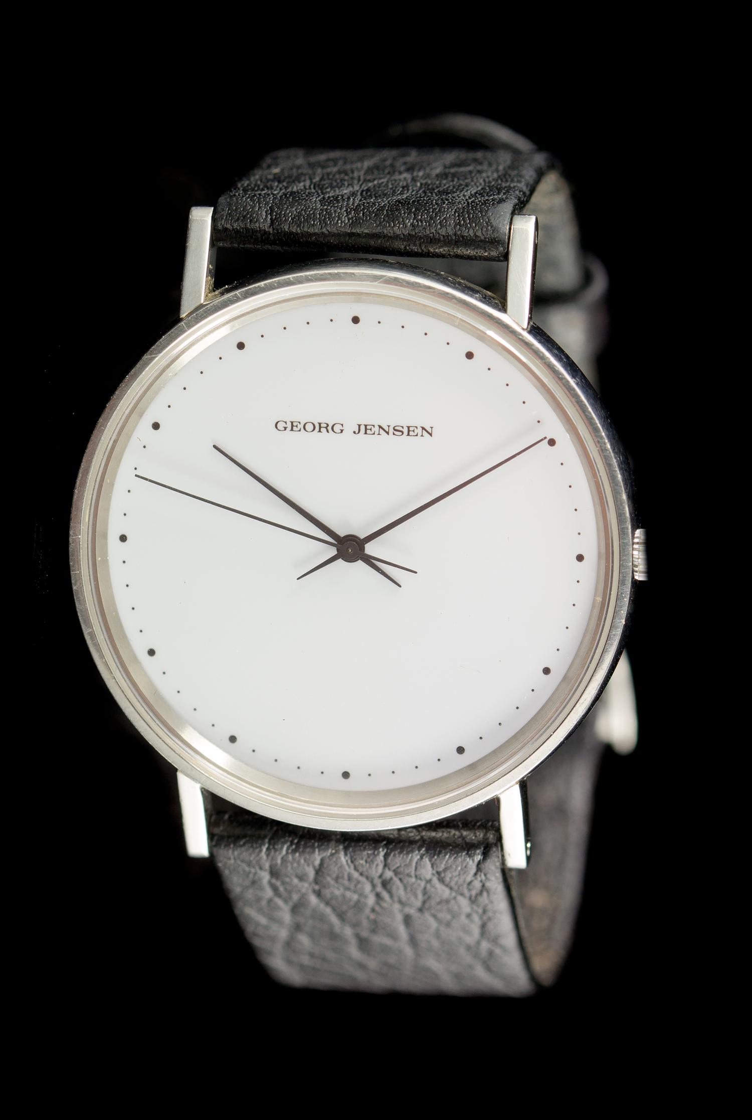 A Stainless Steel No. 318 Wristwatch, Henning Koppel for Georg Jensen,