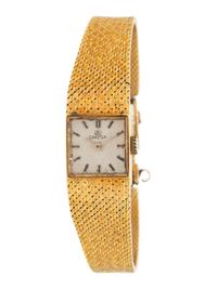 OMEGA, 18K YELLOW GOLD WATCH