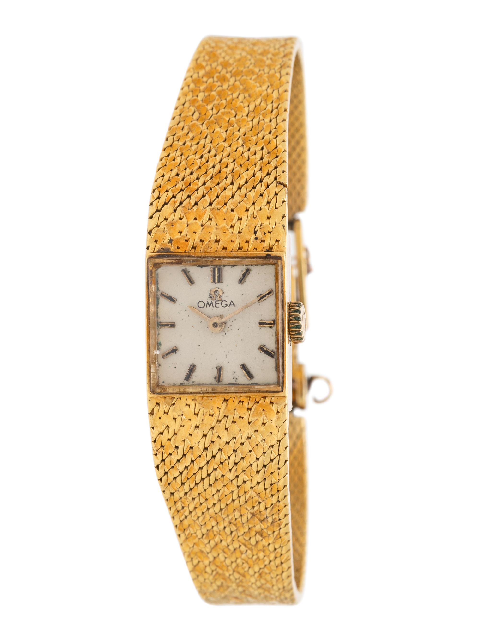 OMEGA, 18K YELLOW GOLD WATCH