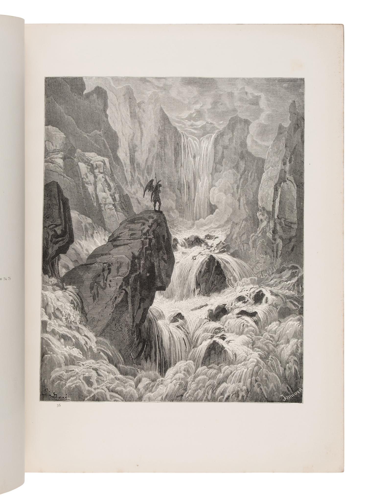 [Doré, Gustave (1832-1883), illustrator]. -- Milton, John (1608-1674). Milton's Paradise Lost . London, Paris & New York: Cassell, Petter, Galpin & Co., n.d. [ca. 1883].