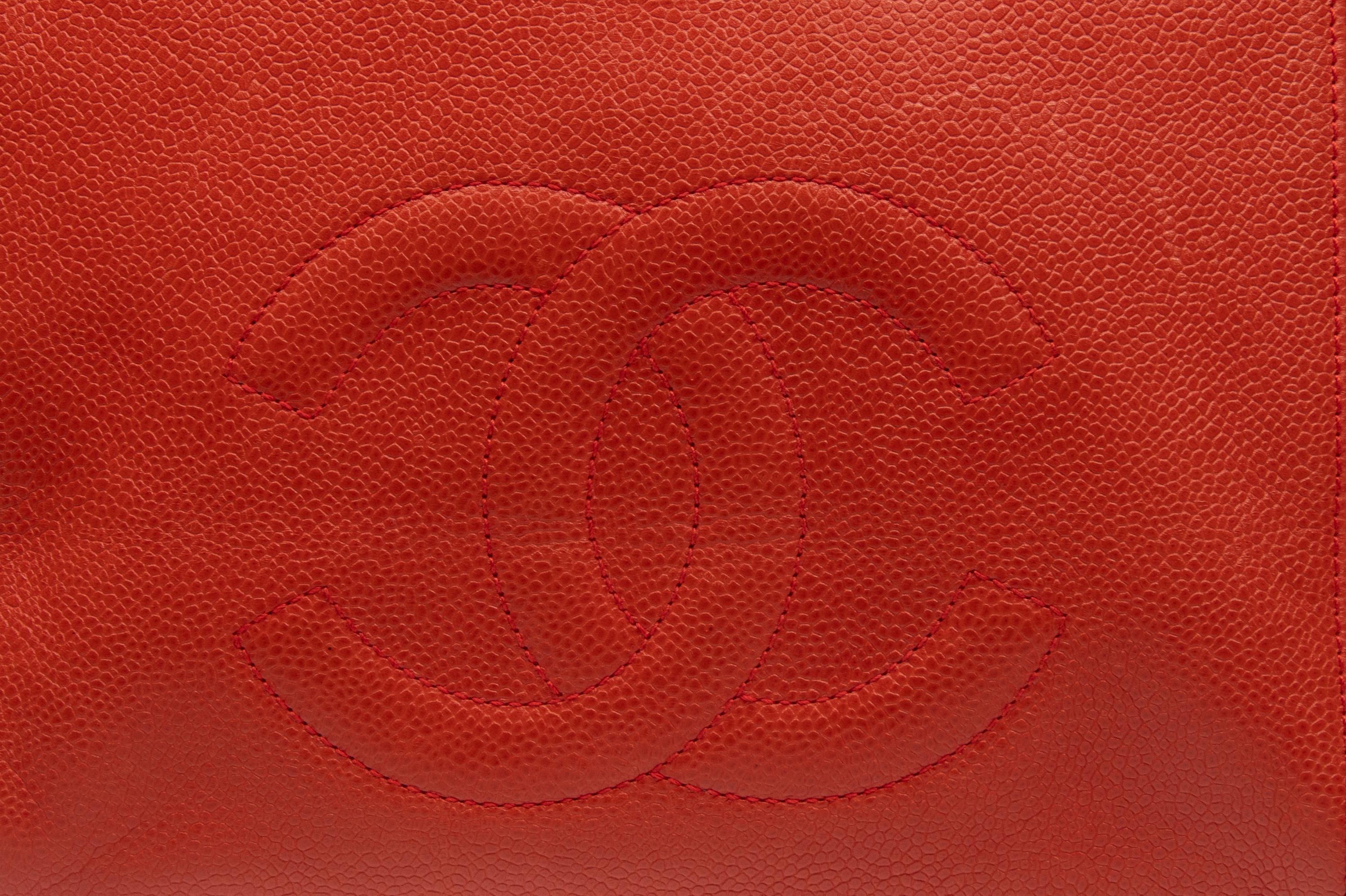 Chanel Orange Tote