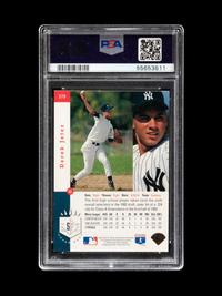 A 1993 Upper Deck SP Foil Derek Jeter Rookie Baseball Card No. 279, PSA 6 EX-MT