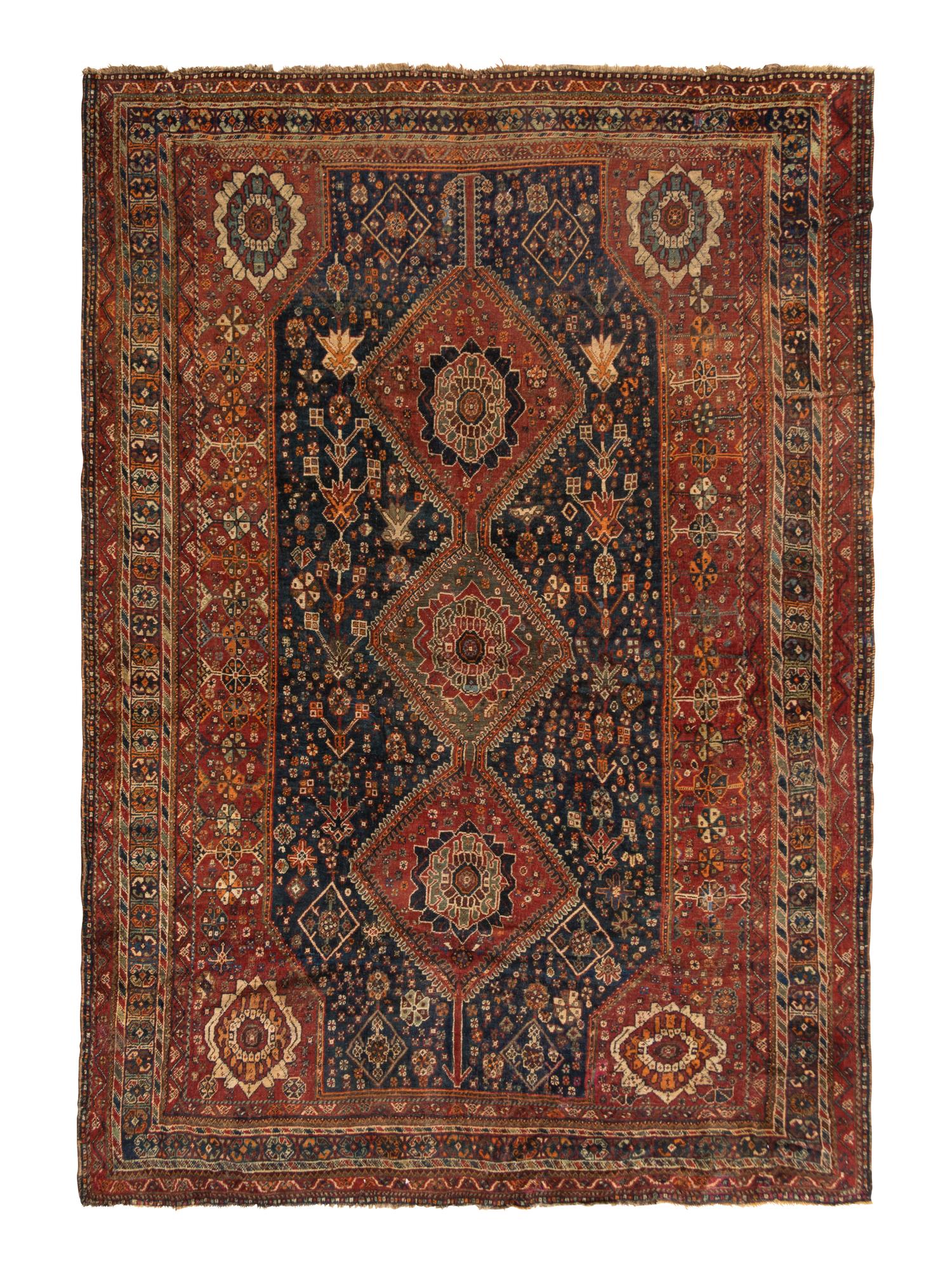 A Shiraz Wool Rug
