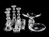 A Group of Steuben Glass Table Articles