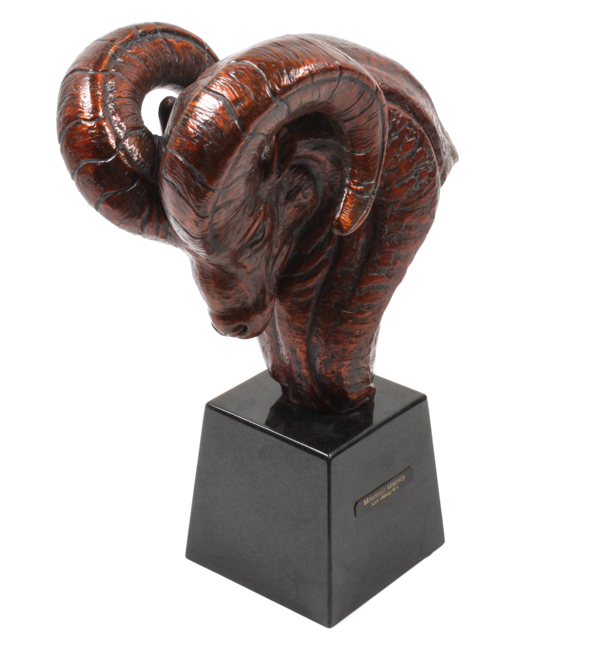 Kent Ullberg Height 12 1/2 x width 13 inches — (Swedish/American, b. 1945)