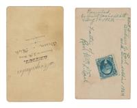 [WESTERN AMERICANA - NATIVE AMERICANS]. Photo albums documenting Rev. William L. Earl's travels in the American west, incl. views of the Ignacio Indian Boarding School and Pueblo artisans Severo and Maria Tafoya.
