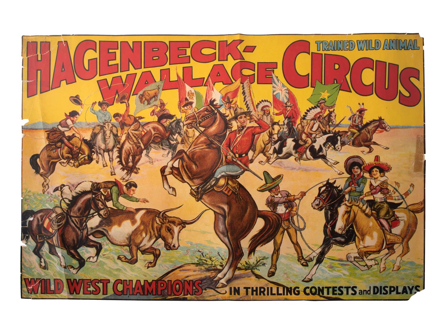 [CIRCUS]. A group of circus posters.