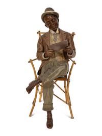 A Goldscheider Painted Terracotta Figure