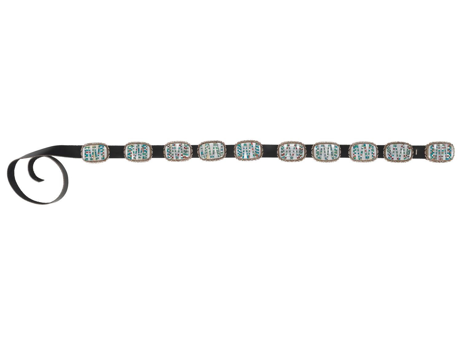 Navajo and Zuni Collaboration Concha Belt