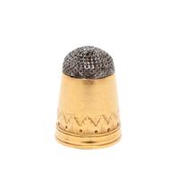 A Georgian Gold Thimble
