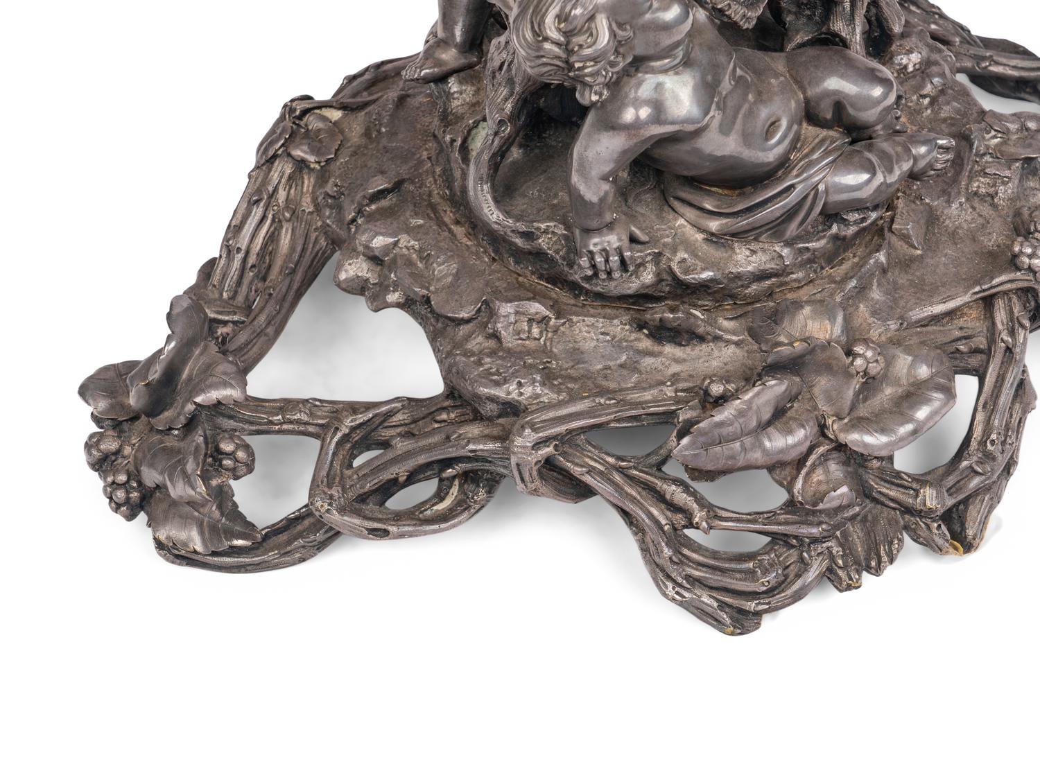 A Napoleon III Electroplated Bronze Centerpiece