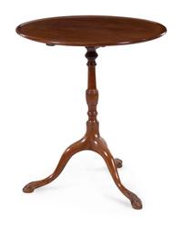 A George III Style Mahogany Tea Table